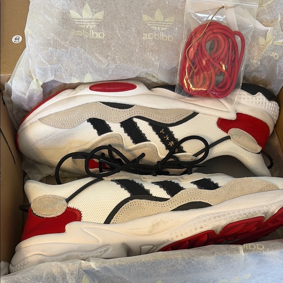 adidas Other - BAIT Street Fighter x Adidas Consortium Men Ozweego White- Core Black- Scarlet